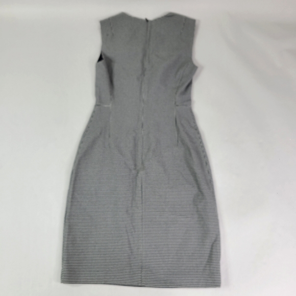 THEORY Houndstooth Fitted Sheath Dress sz 0 - Picture 5 of 5